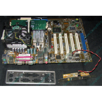 Материнская плата Asus P4PE (FireWire) с процессором Intel Pentium-4 2.4GHz s.478 и памятью 768Mb DDR1 Б/У (Архангельск)