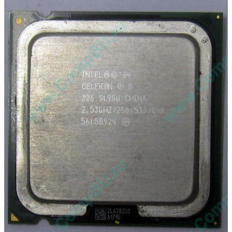 Процессор Intel Celeron D 326 (2.53GHz /256kb /533MHz) SL98U s.775 (Архангельск)